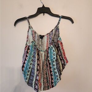Rue21 loose fit cropped tank top size small